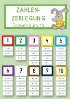 Vorschau - Arbeitsblätter - Kopfrechnen mit Lückenhalter (normale Plusaufgaben) - Deckblatt