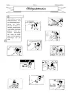 Vorschau - Arbeitsblätter - Bildergeschichte Vater und Sohn: Bildergeschichtenchaos - als PDF & Word - Seite 1