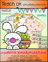 Vista previa - Manualidades / Dibujos para colorear - I CAN COUNT Easter Bunny How Many Carrots ESPAÑOL - Portada