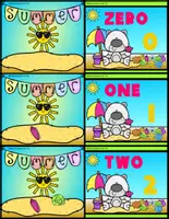 Vista previa - Manualidades / Dibujos para colorear - I CAN COUNT Summer Time How Many Seashells - página 1