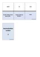 Vorschau - Spiele - Dezimalzahlen runden - Ich habe... Wer hat? - Kopfrechnen - 2 Spiele - Lesespiel - Seite 3