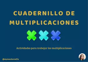 Vista previa - Hojas de trabajo - Cuadernillo de multiplicaciones - página 1