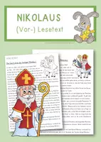 Vorschau - Arbeitsblätter - Nikolaus - Sparpaket - Seite 1