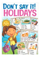 Vista previa - Juegos / Gamificación - holidays / vacation / travelling Don't say it! game English / Inglés - Portada