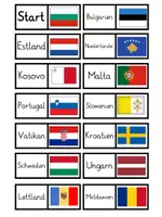 Vorschau - Spiele - Domino zum Thema Flaggen Europas - Seite 1