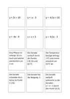Vorschau - Arbeitsblätter - Methodenwerkzeug Lineare Funktionen - Deckblatt