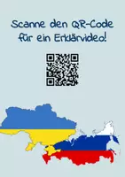 Vorschau - Arbeitsblätter - Ukraine Konflikt mit Video unterrichten - Neuste Entwicklungen im Ukraine Krieg gegen Russland mit QR-Code - Seite 1