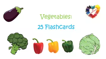 Vorschau - Fördermaterial/Inklusion - Vegetables: 25 Flashcards - Seite 1
