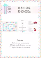 Vista previa - Unidades / Secuencias / Situaciones de Aprendizaje - Tablero de Conciencia Fonológica - Portada