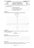 Vorschau - Arbeitsblätter - Lineare Funktionen - Nullstellen (Einführung) - Seite 2
