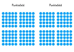 Vorschau - Arbeitsblätter - Punktefelder 1x1 - Deckblatt