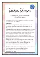 Vorschau - Spiele - Vater Unser - Kartenspiel "Paare sammeln" - Seite 1