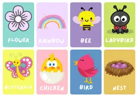 Vista previa - Juegos / Gamificación - Spring flash cards - página 2