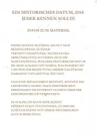 Vorschau - Arbeitsblätter - Ein historisches Datum, das jeder kennen sollte - Seite 1