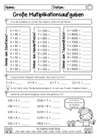 Vorschau - Arbeitsblätter - Schriftliche Multiplikation schrittweise erarbeiten und üben - Seite 2