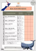 Vorschau - Arbeitsblätter - Checkliste Orange Line 6 Unit 3: Checkliste New Zealand G & M (differenziert) - Seite 1