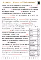 Aperçu - Feuilles d'exercices - Escape Room "Weihnachten" serrure rouge Allemand - Page de couverture