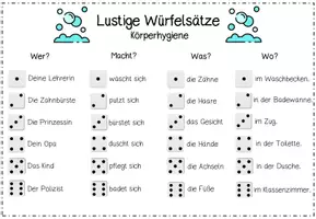 Vorschau - Arbeitsblätter - Materialpaket Körperhygiene - Seite 2