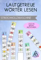 Vorschau - Spiele - Materialpaket lautgetreue Wörter lesen und schreiben - Seite 1