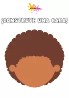 Vista previa - Manualidades / Dibujos para colorear - Construye una cara - página 2