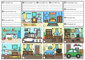 Vorschau - Arbeitsblätter - La casa - Lapbook (Version 1) mit Lösungsvorschlägen - Seite 3
