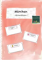 Vorschau - Arbeitsblätter - Märchen: Märchenfahrplan - Deckblatt