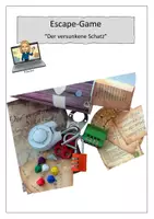 Vorschau - Spiele - Escape-Game "Der versunkene Schatz" - Deckblatt