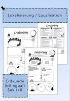 Vorschau - Arbeitsblätter - Lokalisierung in Erdkunde - Deckblatt