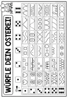 Vorschau - Mal- und Bastelvorlagen - Würfle dein Osterei - Kunstprojekt - Seite 2
