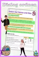 Vista previa - Hojas de trabajo - Paquete de material "Ostern" Pasqua Alemán - página 1