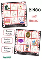 Vista previa - Tarjetas / Manipulativos - BINGO LAS HORAS I - Portada