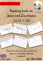 Vista previa - Unidades / Secuencias / Situaciones de Aprendizaje - Reading book on Jesus and Zacchaeus I Bible Story / Bible Lesson / Activities Religion English / Inglés BrE - Portada