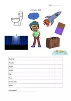 Vorschau - Arbeitsblätter - Minilesespur K K (Differenzierungsmöglichkeit) - Deckblatt