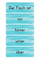 Vorschau - Fördermaterial/Inklusion - Unterwasser Präpositionen - Tafelmaterial - Seite 3