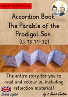 Vista previa - Unidades / Secuencias / Situaciones de Aprendizaje - Parable of the Prodigal Son Accordion Book Bible Story Foldable Booklet Religion English / Inglés BrE - Portada