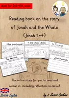 Vista previa - Unidades / Secuencias / Situaciones de Aprendizaje - Reading book on the Story of Jonah and the Whale I Bible Story / Bible Lesson Religion English / Inglés BrE - Portada