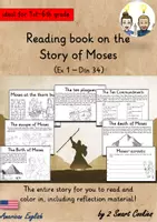 Vista previa - Unidades / Secuencias / Situaciones de Aprendizaje - Reading book on the Story of Moses I Bible Story / Bible Lesson Religion Mose English / Inglés AmE - Portada
