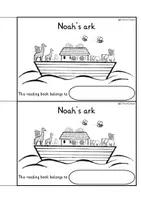 Vista previa - Unidades / Secuencias / Situaciones de Aprendizaje - Reading book on the Story of Noah's ark I Bible Story / Bible Lesson Religion English / Inglés AmE - página 1