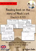Vista previa - Unidades / Secuencias / Situaciones de Aprendizaje - Reading book on the Story of Noah's ark I Bible Story / Bible Lesson Religion English / Inglés BrE - Portada