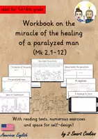 Vista previa - Unidades / Secuencias / Situaciones de Aprendizaje - Workbook Jesus Heals the Paralyzed Man I Bible Story / Bible Lesson Activities Religion English / Inglés AmE - Portada