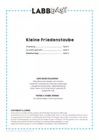 Vorschau - Mal- und Bastelvorlagen - Kleine Friedenstaube - GRATIS Bastelvorlage - Seite 3