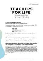 Vorschau - Spiele - TEACHERS FOR LIFE Begleitmaterial - SEK 1 - Deckblatt