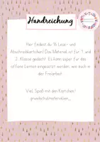 Vorschau - Bildkarten - Lese- und Abschreibkartei - Seite 1