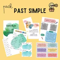 Vorschau - Arbeitsblätter - PAST SIMPLE ACTIVITIES - Deckblatt