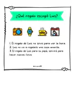 Vista previa - Juegos / Gamificación - Un regalo para papá: comprensión lectora - página 3