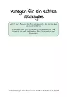 Vorschau - Arbeitsblätter - Mein Glücksglas: Mein Glas voller Glücksmomente - Seite 3
