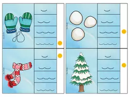 Vorschau - Fördermaterial/Inklusion - Klammerkarten Silbenlänge * Winter - Seite 3