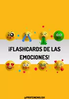 Vista previa - Tarjetas / Manipulativos - ¡Flashcards de las Emociones en Español! - Portada