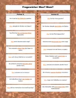 Vorschau - Arbeitsblätter - Tandembögen zu den W-Fragen / Fragewörtern - Seite 3