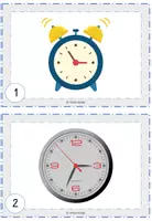 Vorschau - Arbeitsblätter - Lesespaziergang analoge Uhr - Seite 1